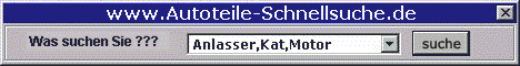 Autoteile Schnellsuche